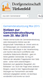 Mobile Screenshot of dorfgemeinschaft-tuerkenfeld.de